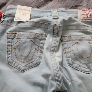 True Religion Women's Light Blue Jeans